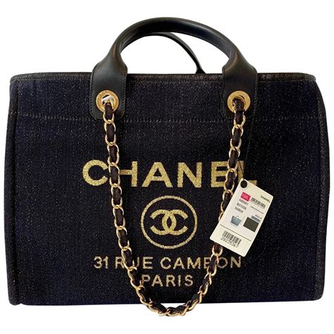 chanel denim bags 2019